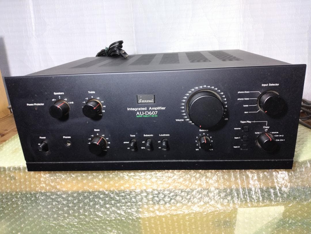 最終値下げ!　サンスイ　プリメインアンプ　AU-D607