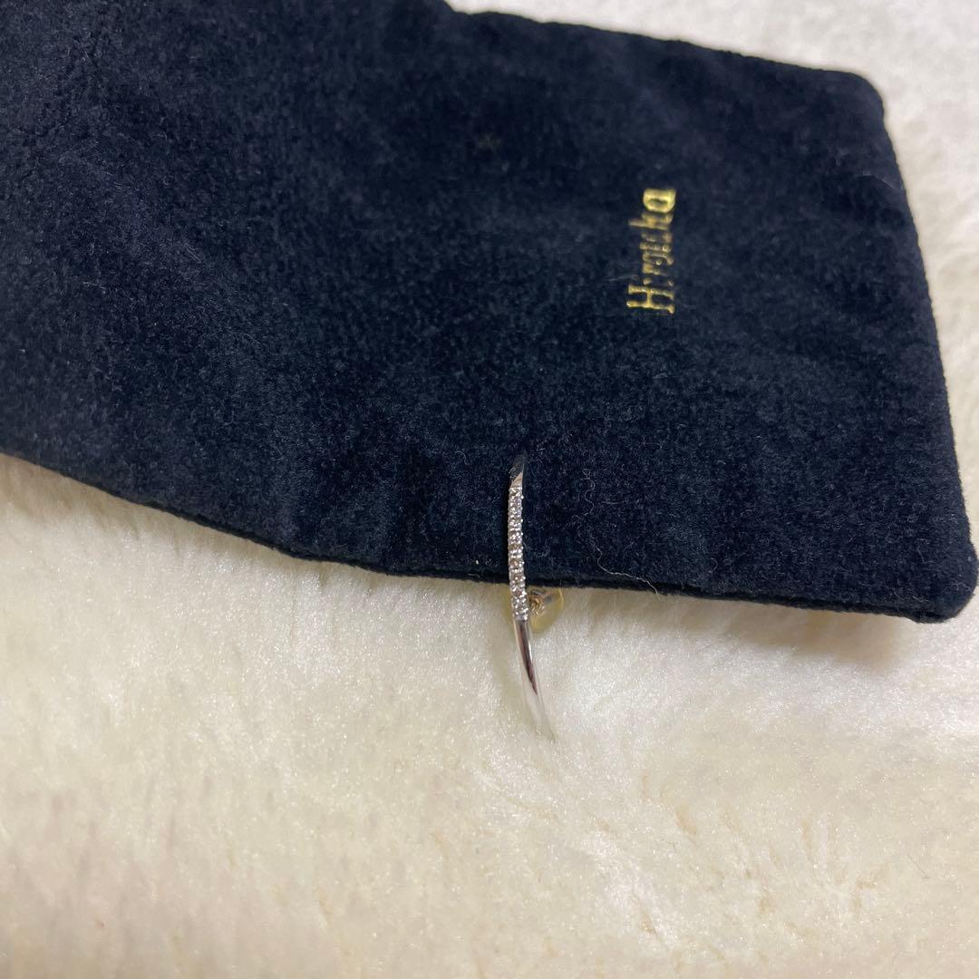 ヒロタカ　ダイヤモンド　Bowピアス