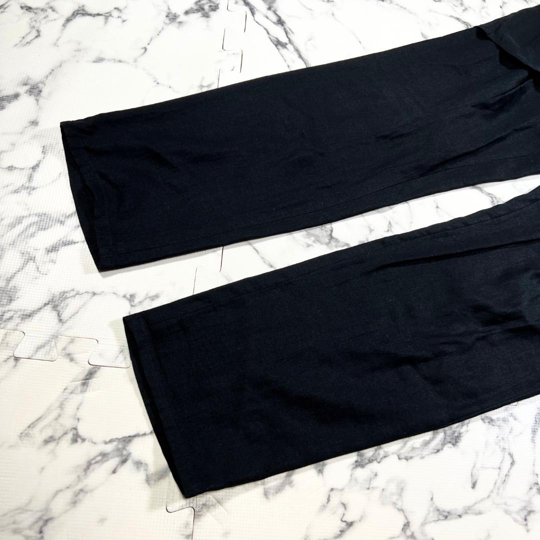 ✨極美品✨Yohji Yamamoto 麻綿 スカート ラップパンツ 黒 S
