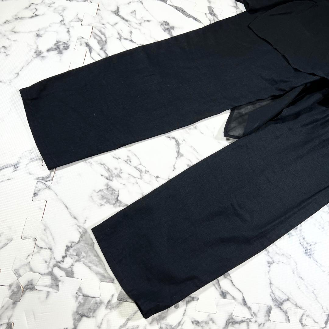 ✨極美品✨Yohji Yamamoto 麻綿 スカート ラップパンツ 黒 S