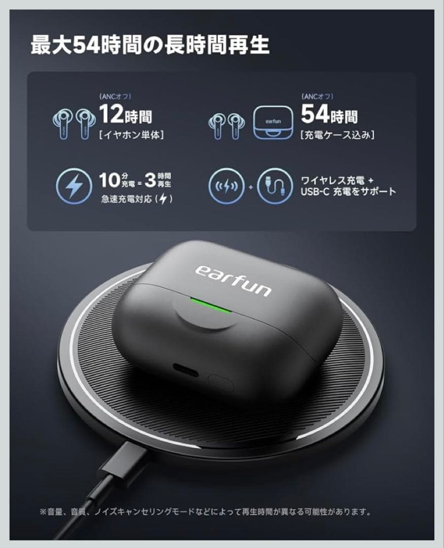 EarFun Air Pro 4＋ plus ワイヤレスイヤホン