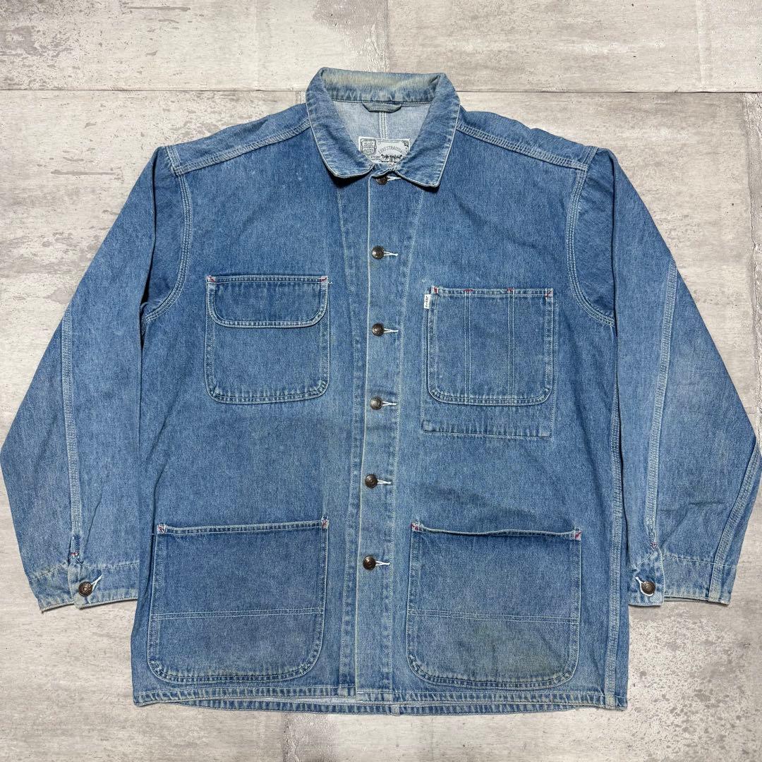 90s Levis デニム カバーオール リーバイス デニムジャケット Gジャン
