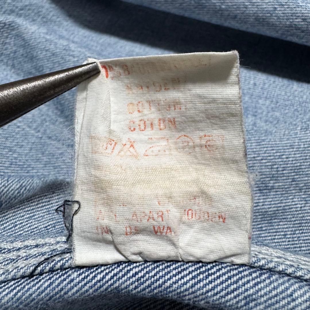 90s Levis デニム カバーオール リーバイス デニムジャケット Gジャン