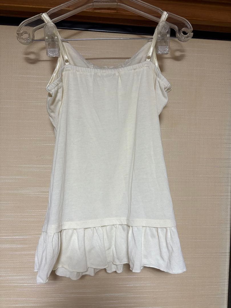 axes femme ストライプビッグリボンキャミソール