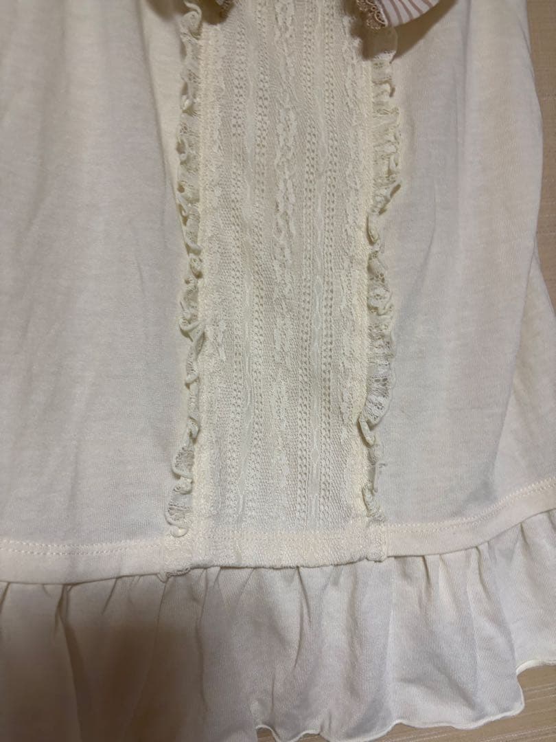 axes femme ストライプビッグリボンキャミソール