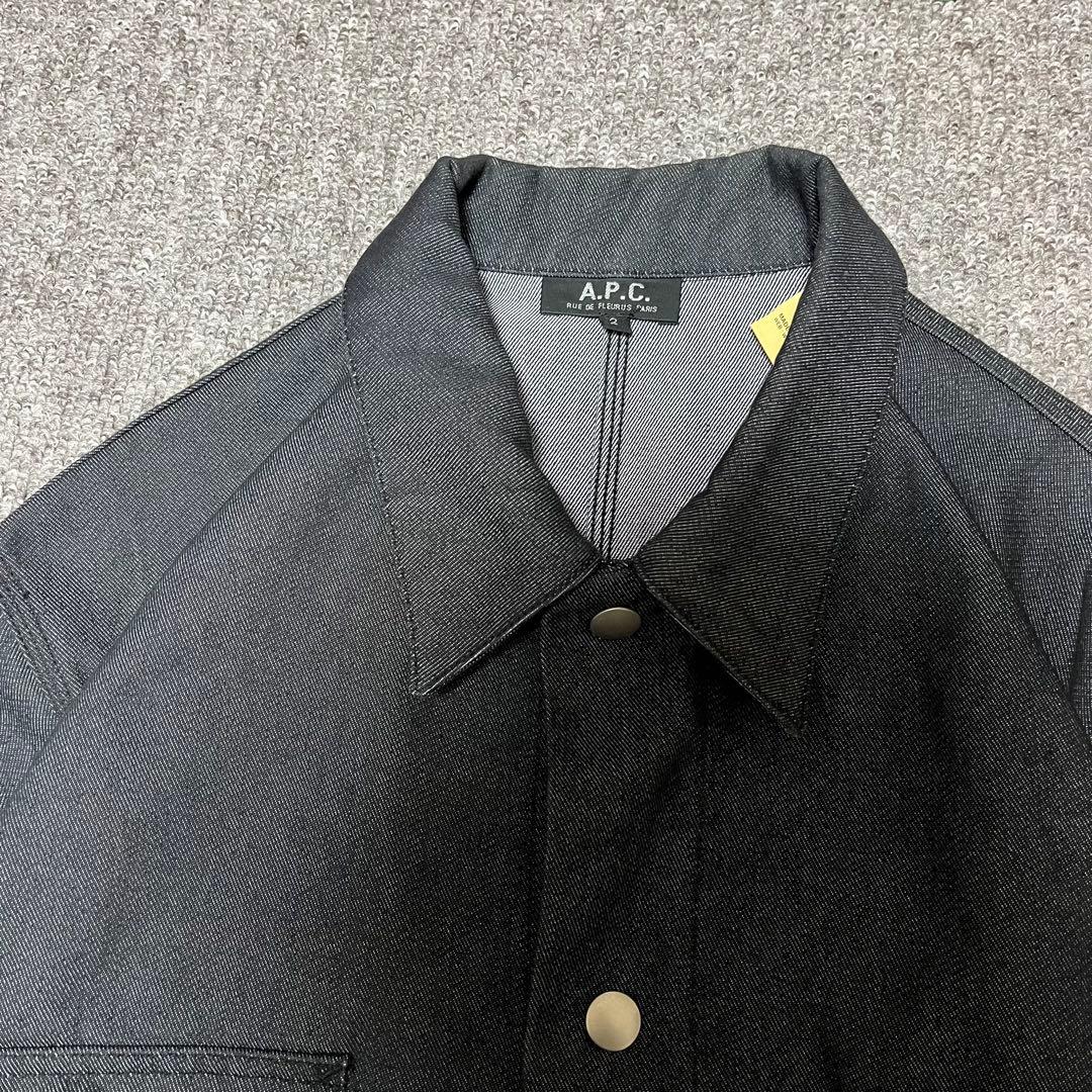 A.P.C Black Denim Jacket メンズM相当　フランス製