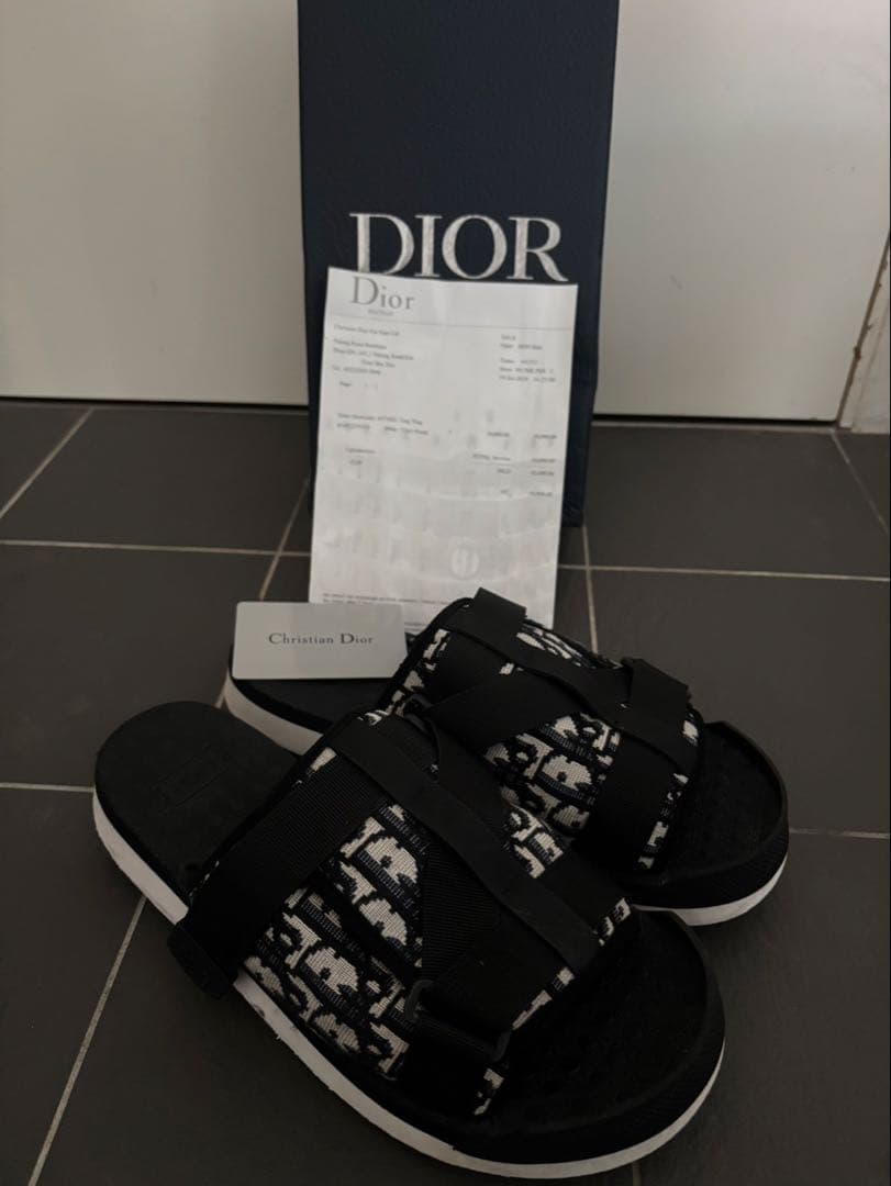 こ*は様 DIOR HOMME オブリーク ALPHA サンダル slide