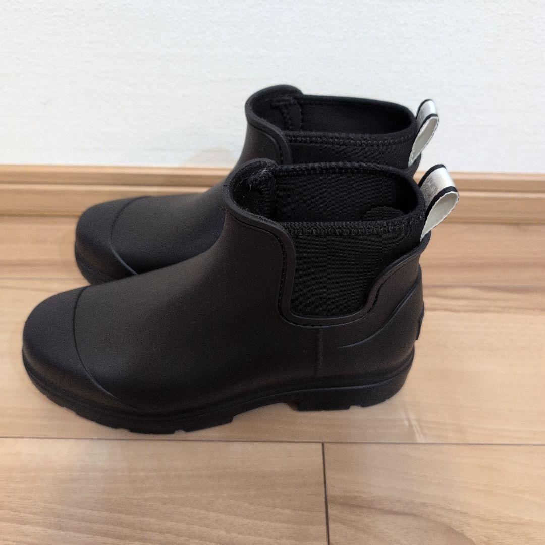 【新品試し履きのみ】UGG DROPLET レインブーツ 防水 ブラック25cm