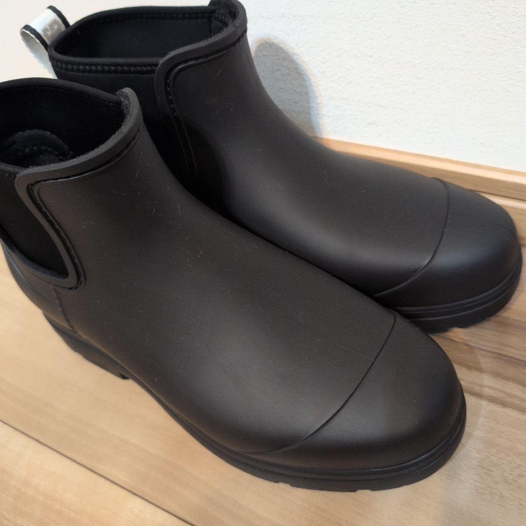 【新品試し履きのみ】UGG DROPLET レインブーツ 防水 ブラック25cm