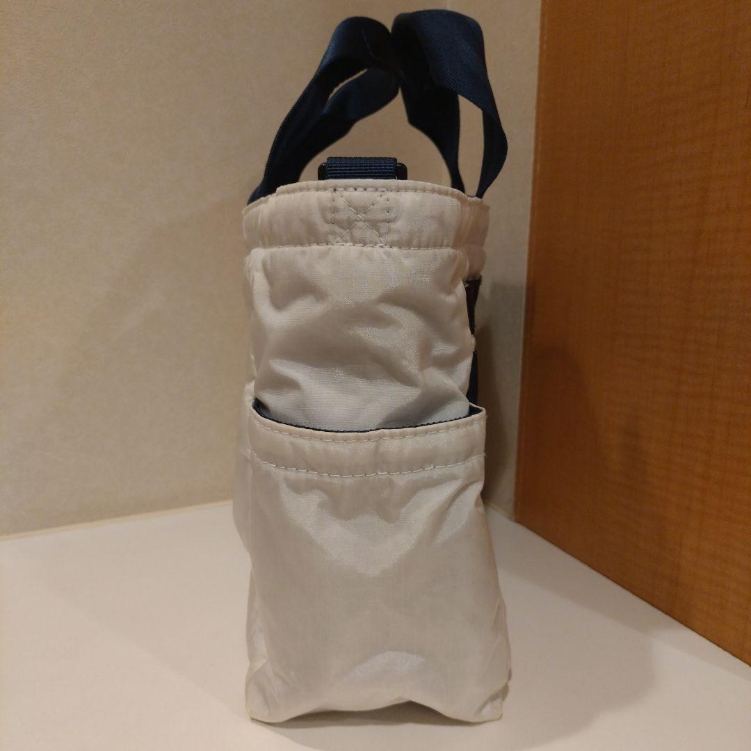 BRIEFING　カートトートバック　大容量 ホワイト☓ネイビー(内側グレー)