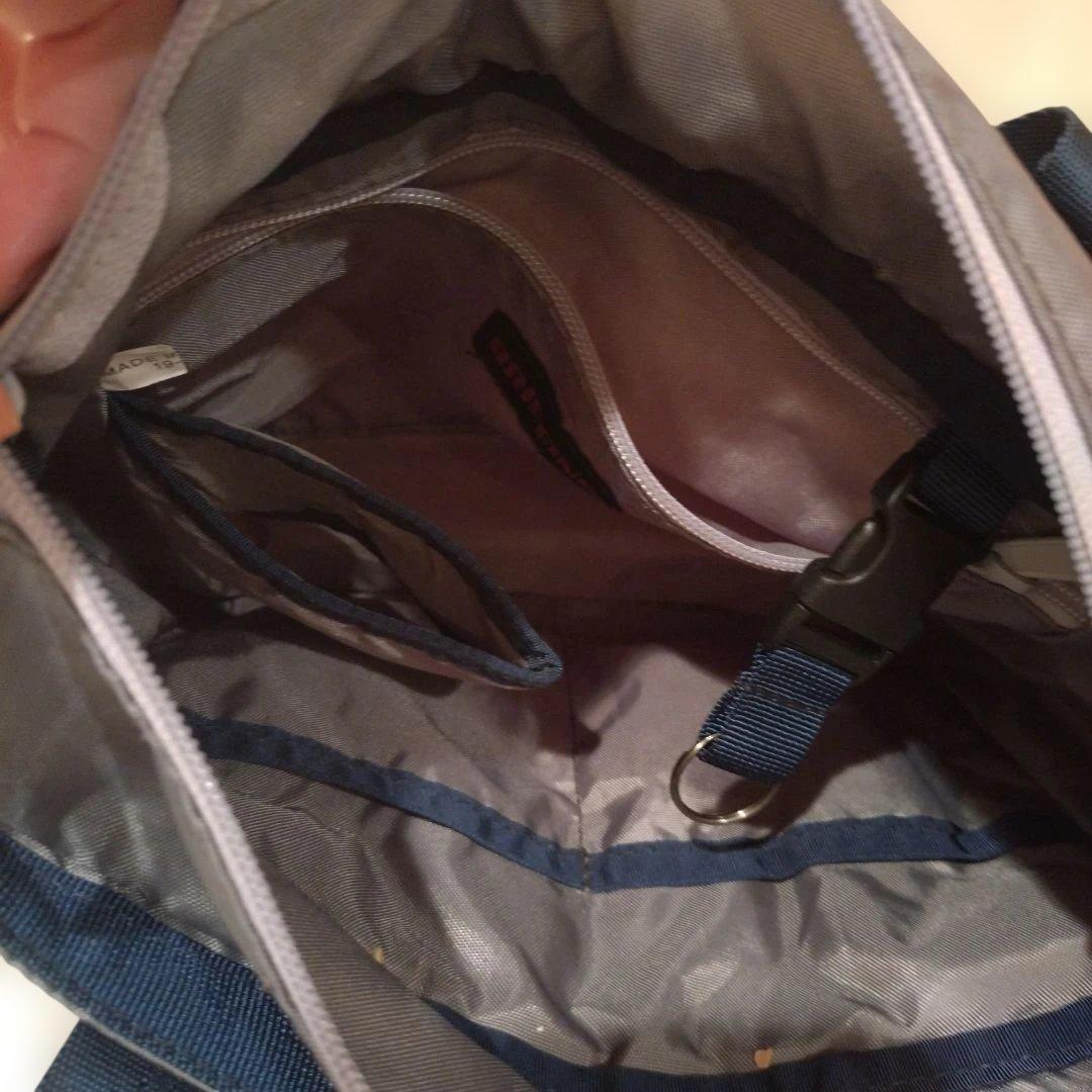 BRIEFING　カートトートバック　大容量 ホワイト☓ネイビー(内側グレー)