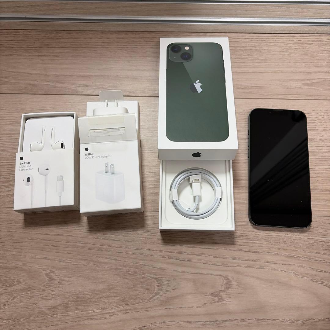 iPhone13 128GB グリーン 付属品(新品未使用)あり simフリー