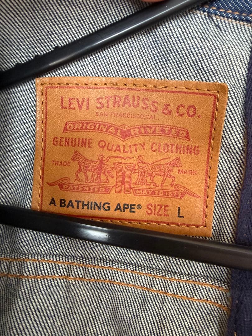 【極美品】Levi's × BAPE コラボ トラッカージャケット L
