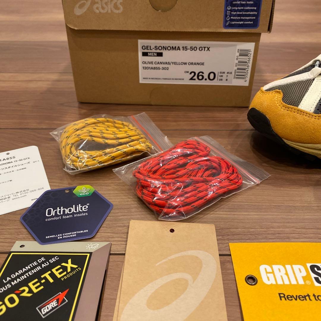 シューズ ASICS GEL-SONOMA 15-50 GTX 26.0cm