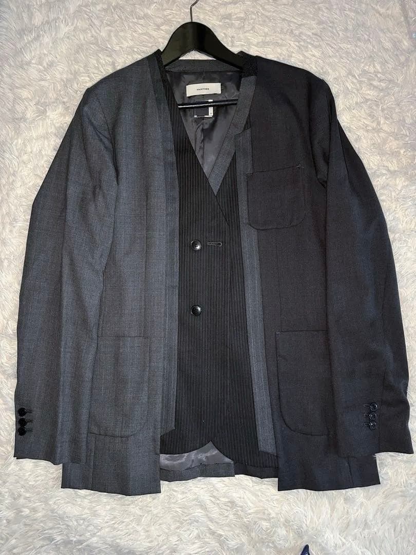 FACETASM ジャケット　サイズ3 ウール　グレー