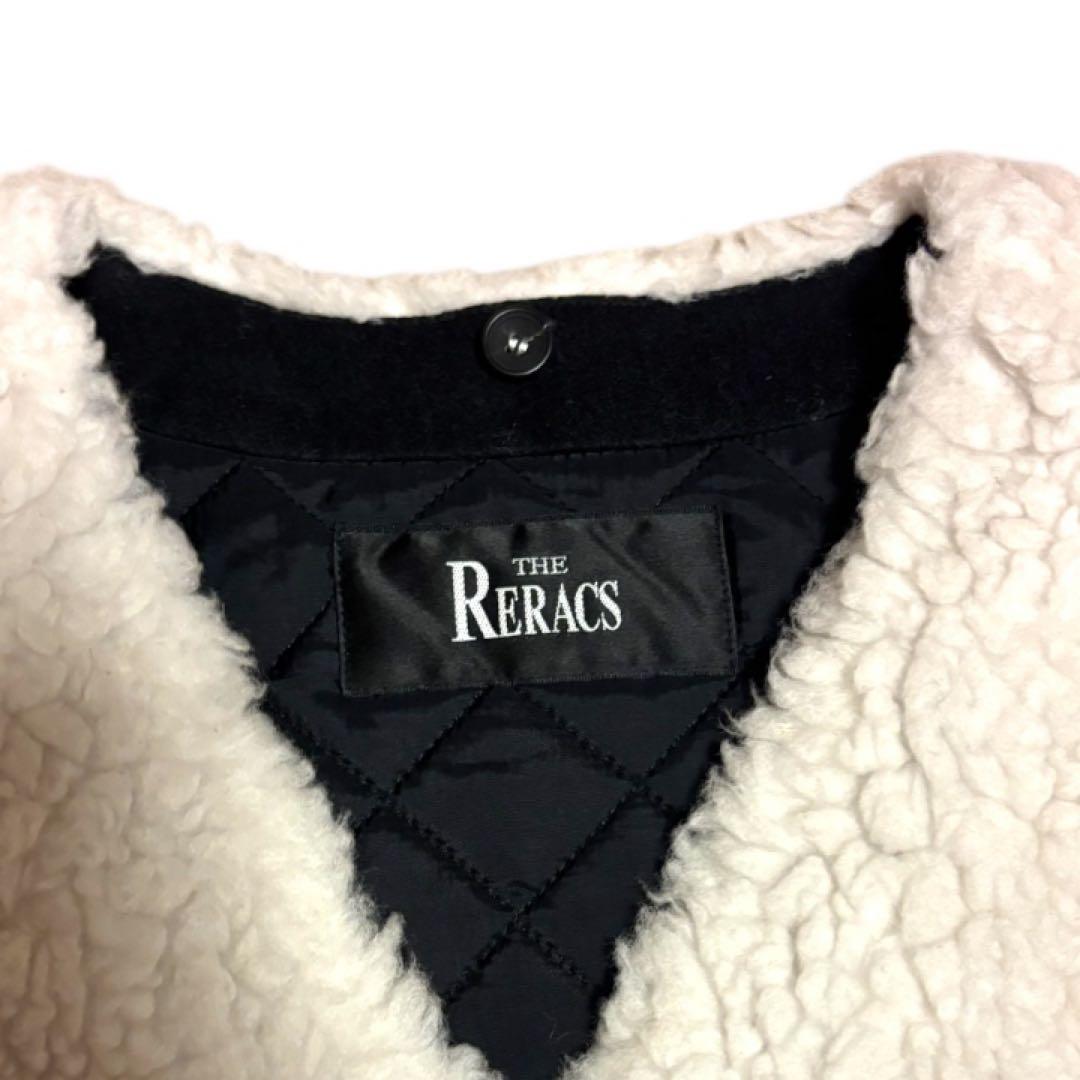 ✨美品・人気✨THE RERACS ボアベスト 38 白 日本製