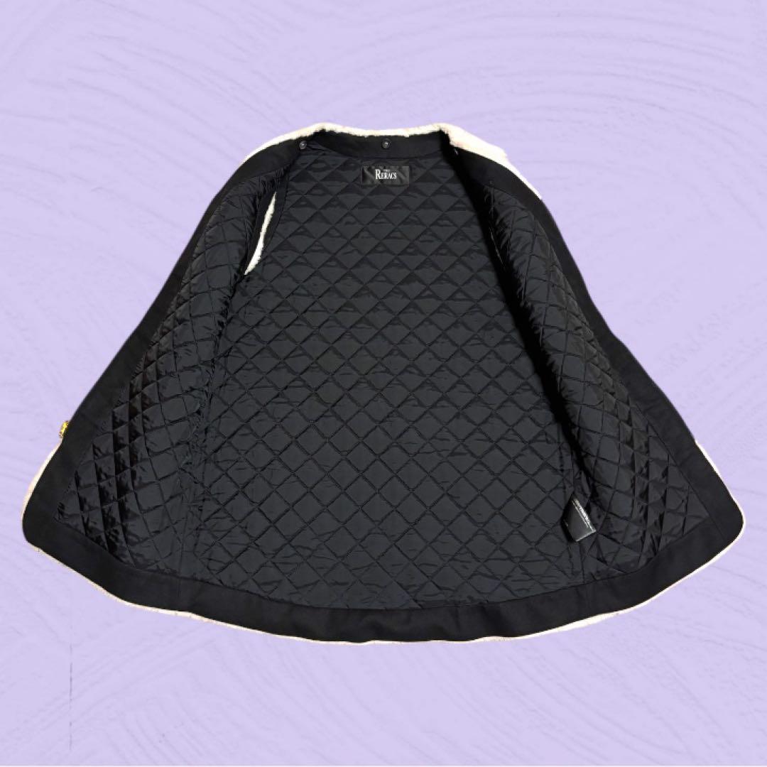 ✨美品・人気✨THE RERACS ボアベスト 38 白 日本製