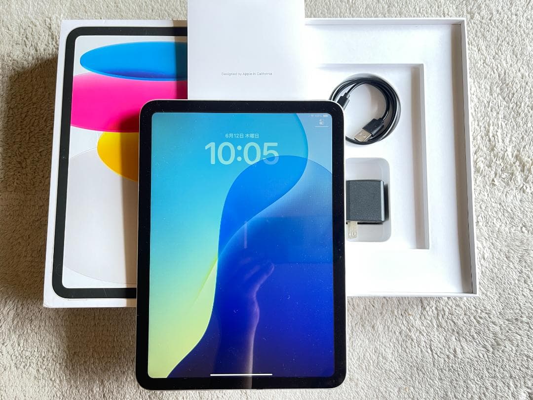 iPad 第10世代10.9インチ Wi-Fi ６４GB バッテリー９１％