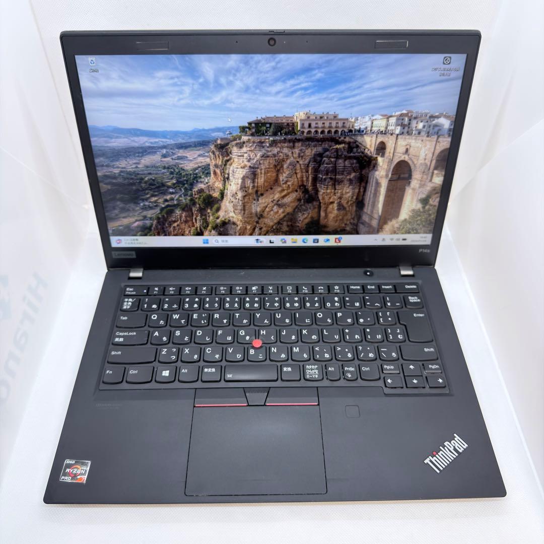 Windowsノート本体 Lenovo ThinkPad P14s Ryzen7 16GB/512GB