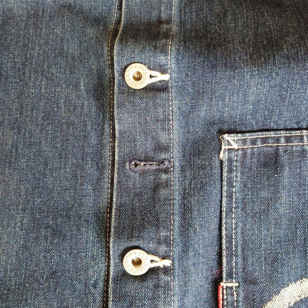 EVISUデニムブルー ロングジャケット サイズ40