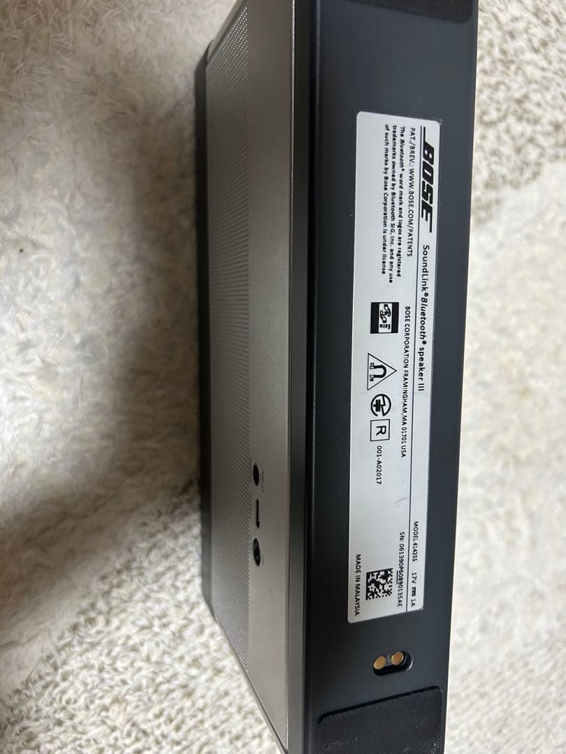 スピーカー・ウーファー BOSE SoundLink Bluetooth speakerIII