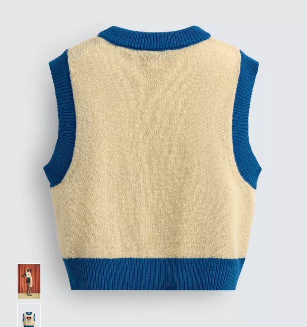 【新品未使用】　ZARA　ミニーマウスベスト