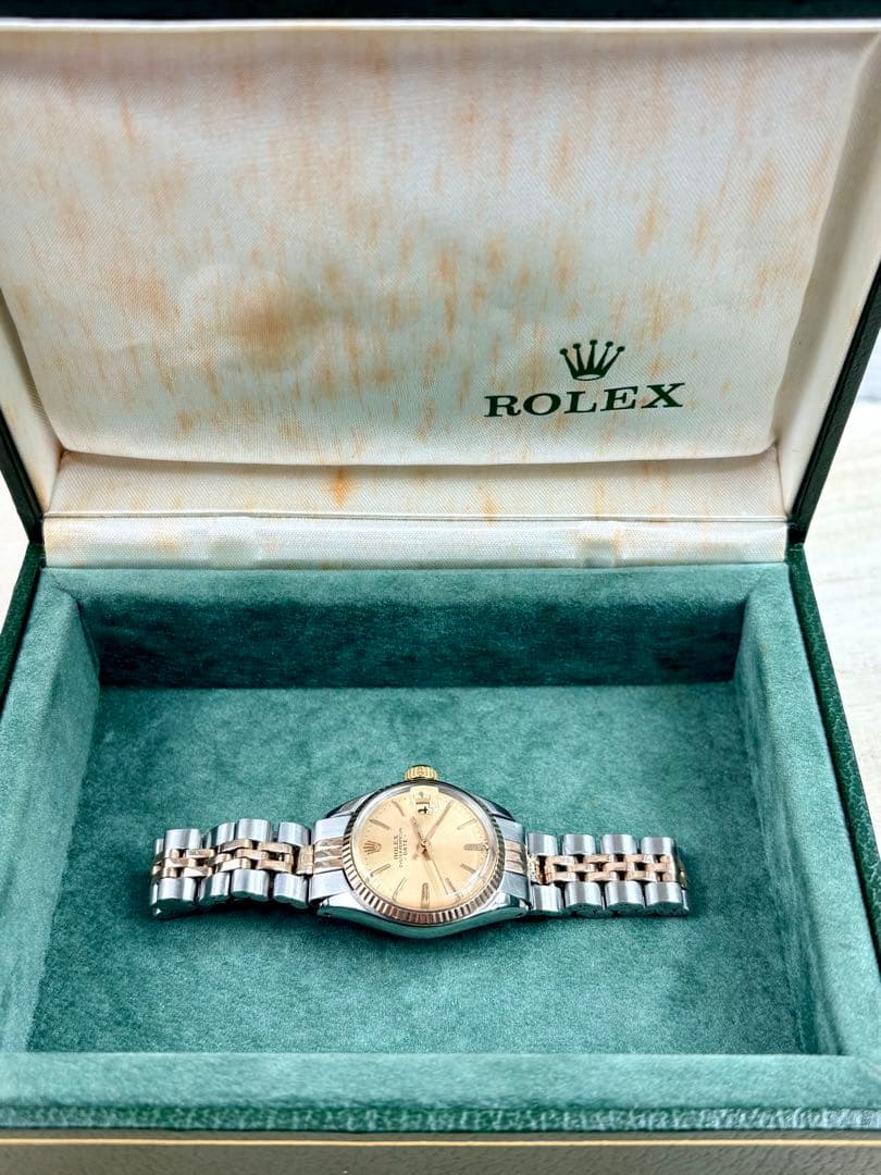 OHロレックス ROLEX Ref.6517オイスターパーペチュアルYG+SS
