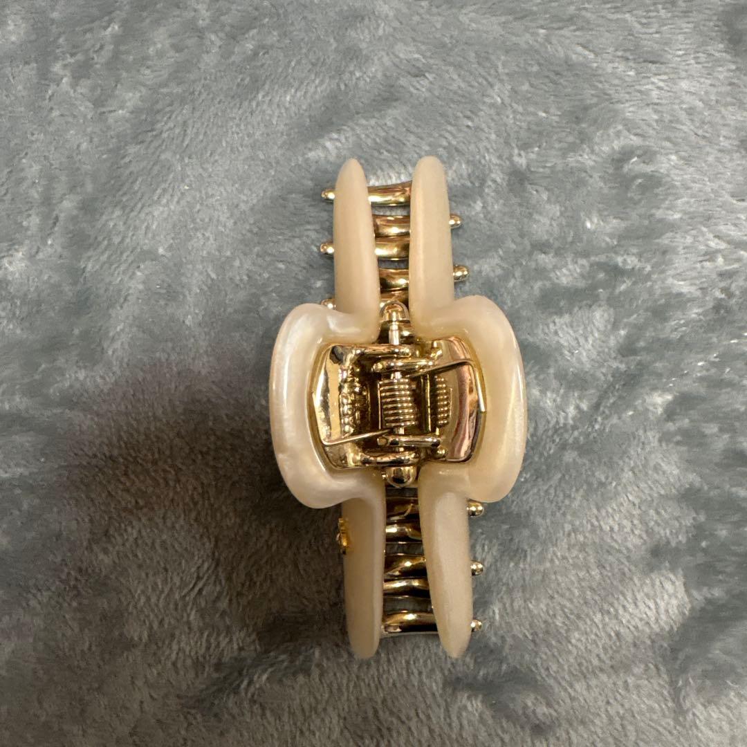 完売品　♡ acca アッカ ヘアクリップ バービー パールホワイト Lサイズ