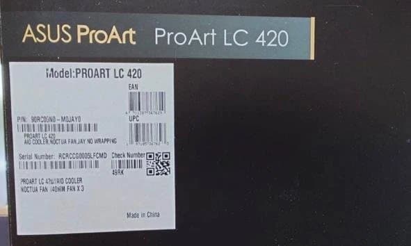 ASUS ProArt LC 420 CPU液体クーラー