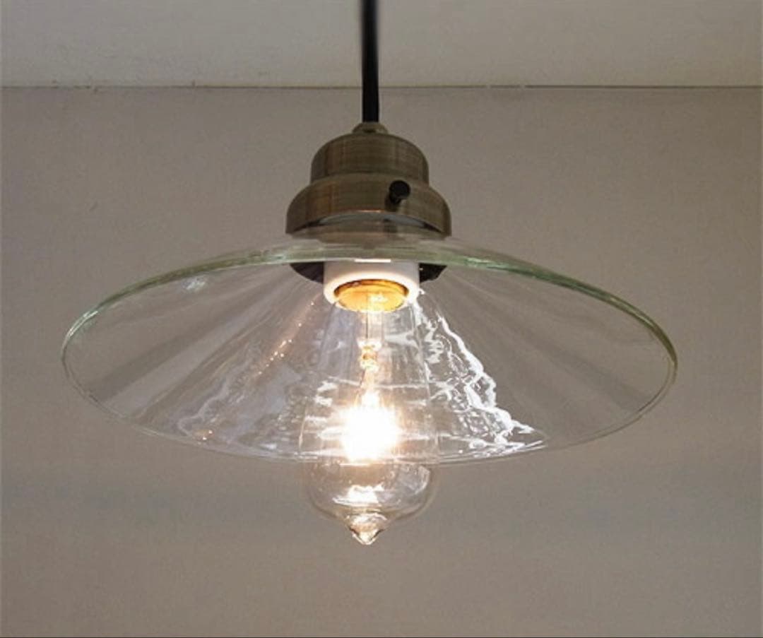 【後藤照明】透明P１硝子ブロンズペンダント