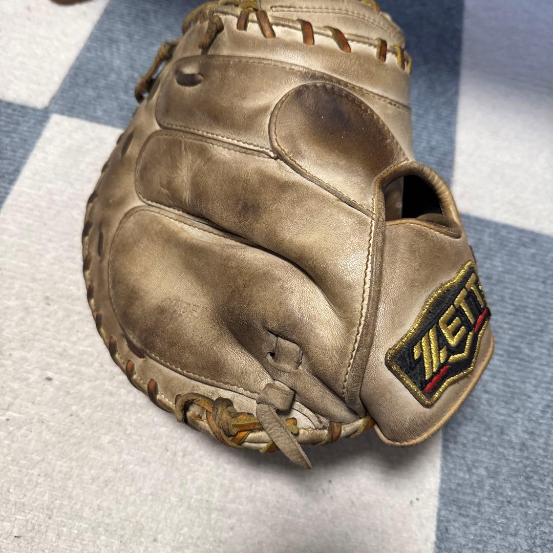 ZETT 軟式野球用キャッチャーミット ベージュ