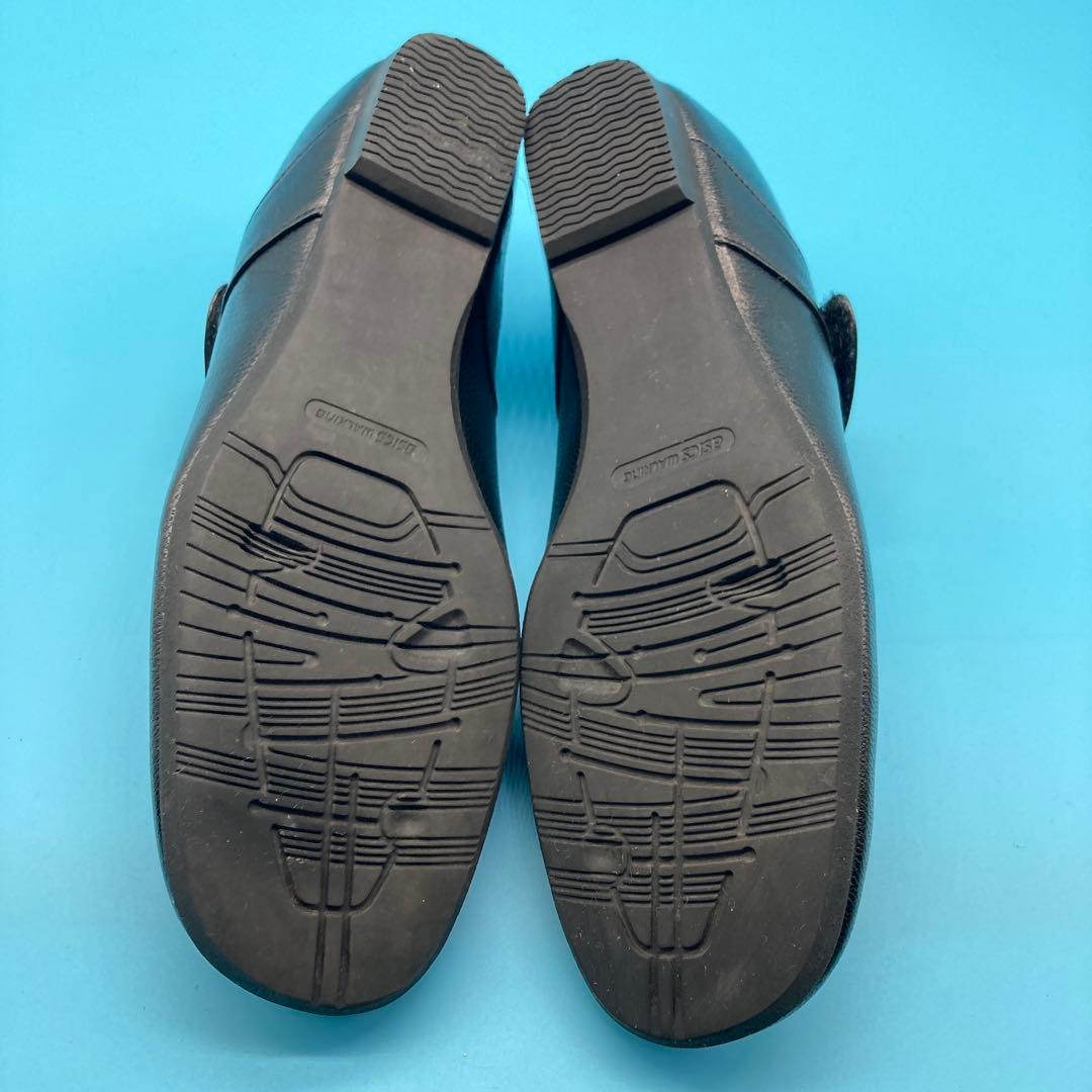 【美品】ペダラpedala ASICS 22.0.cm パンプスメリージェーン黒