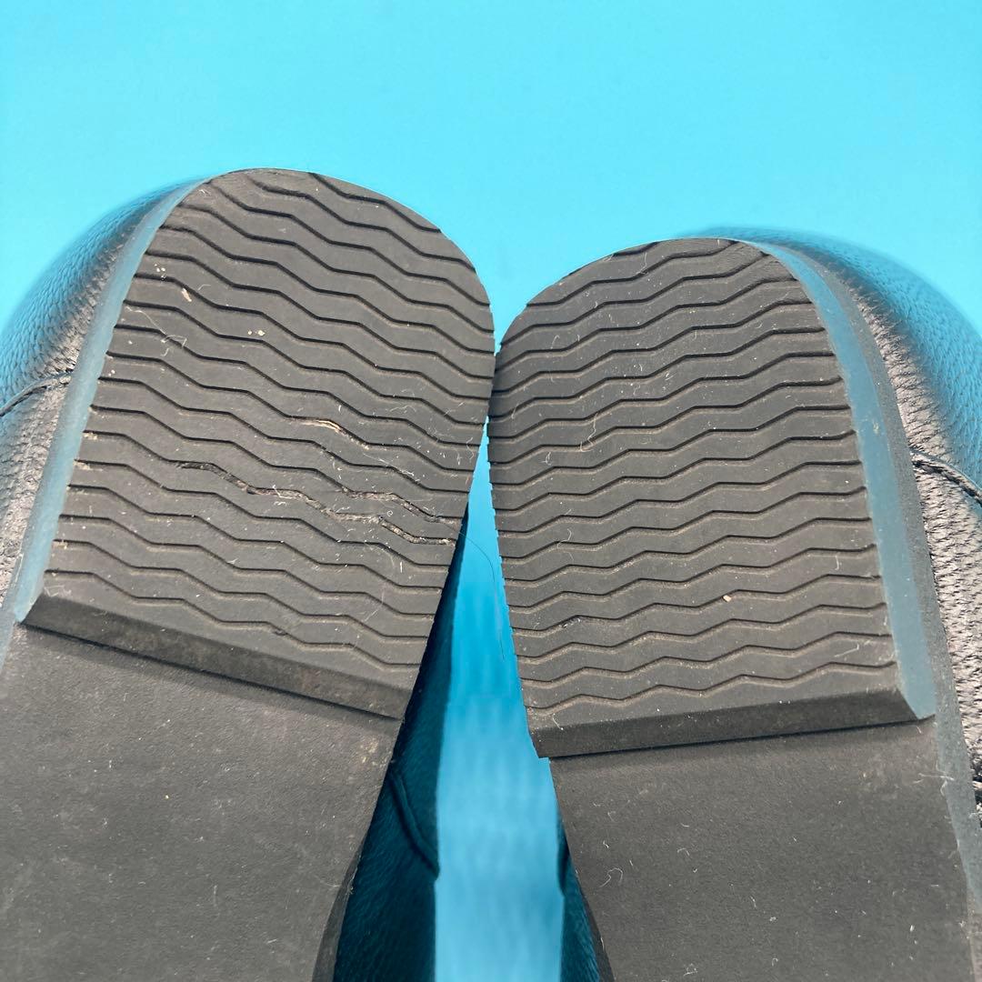 【美品】ペダラpedala ASICS 22.0.cm パンプスメリージェーン黒