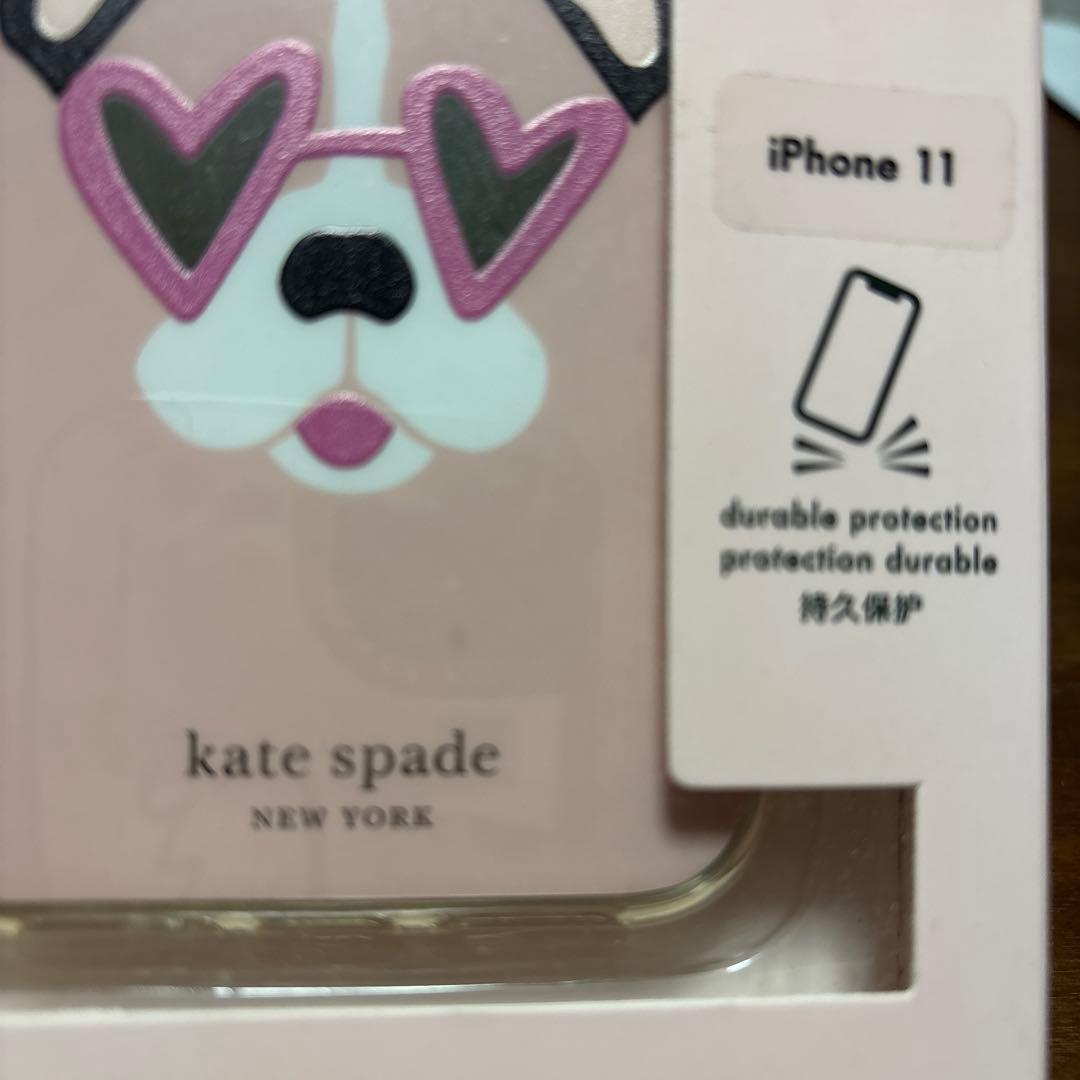 kate spade iPhone 11 ケース ブルドッグ