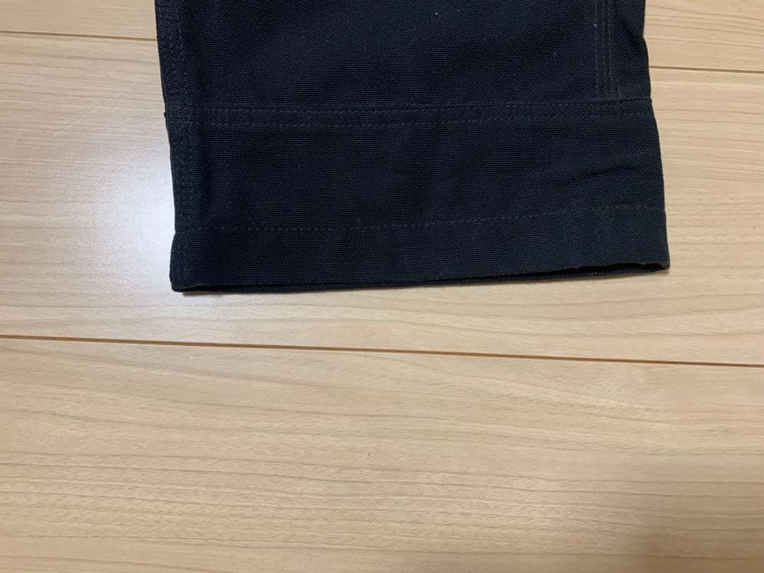Carhartt ブラックオーバーオール 38x30