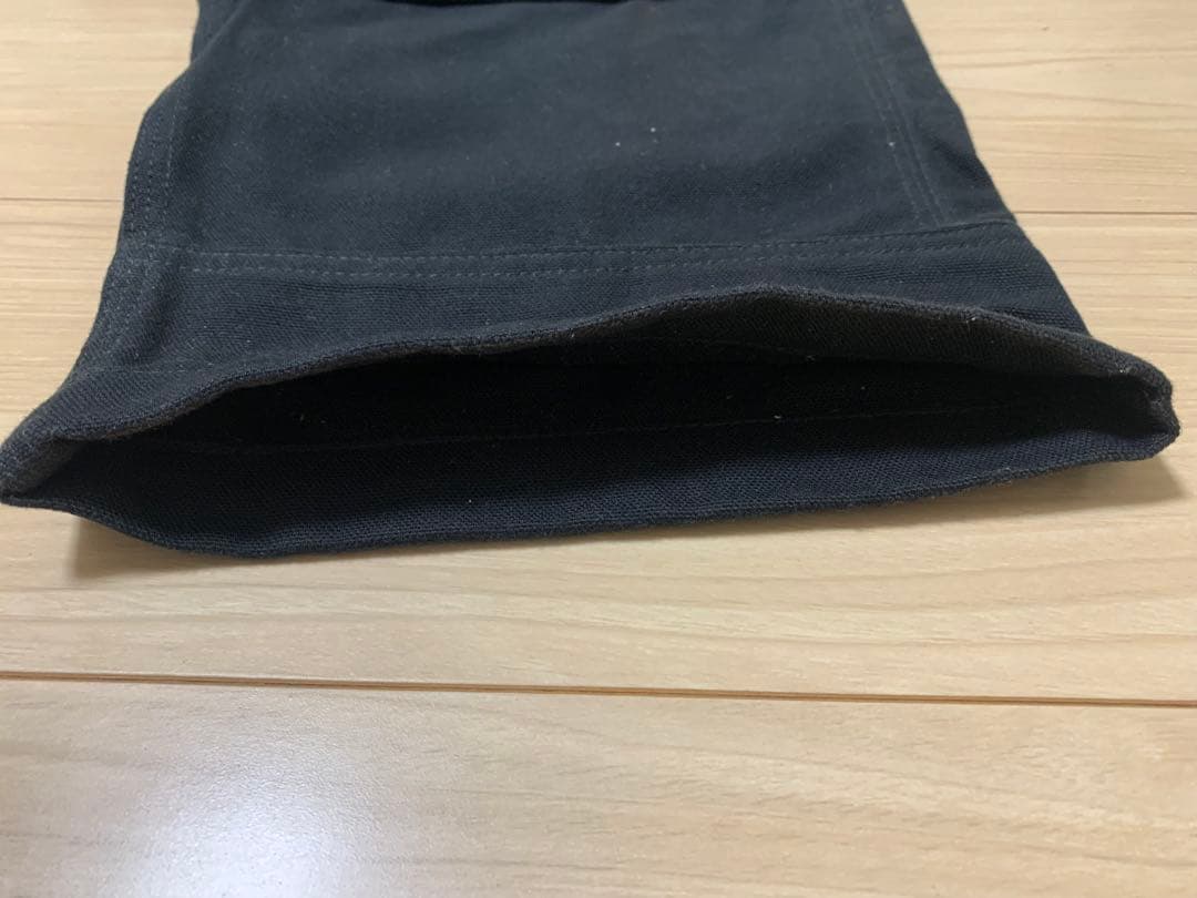 Carhartt ブラックオーバーオール 38x30