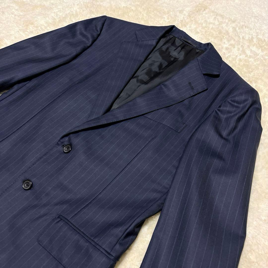 人気　五大陸　スーツ　セットアップ　ドーメル　光沢