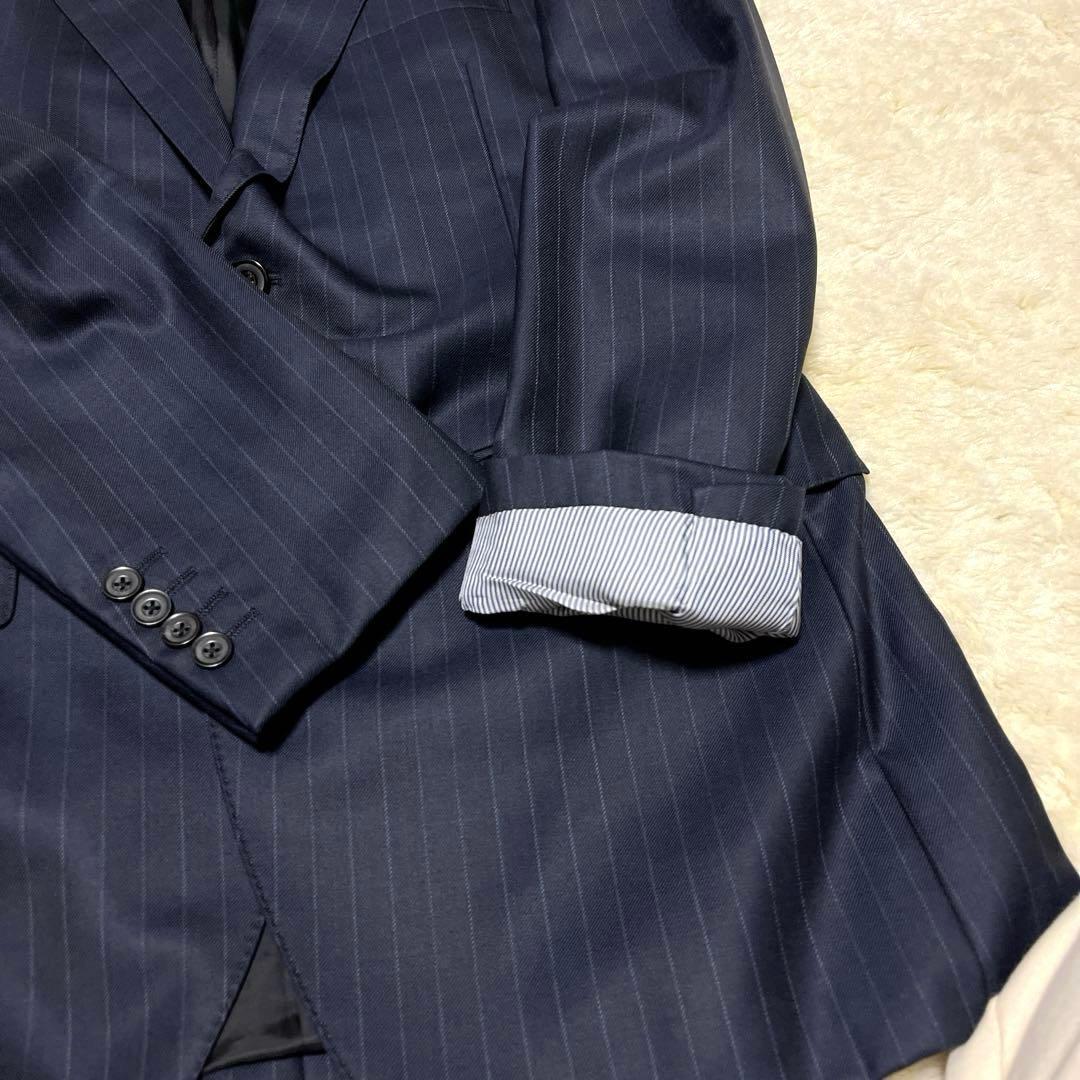 人気　五大陸　スーツ　セットアップ　ドーメル　光沢