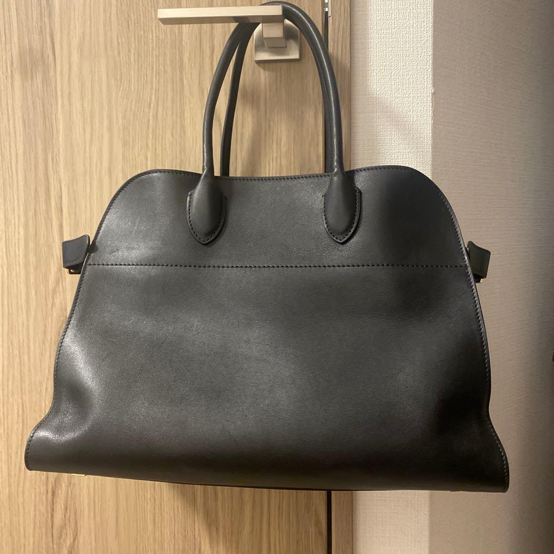 THE ROW マルゴー15 バッグ　サドルレザー　ブラック