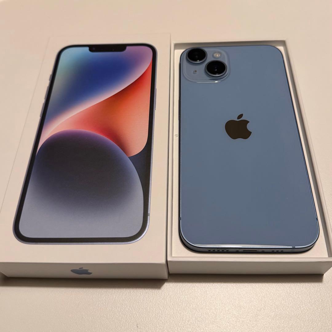 【美品】 iPhone 14 本体 ブルー 128GB（ケース無し）
