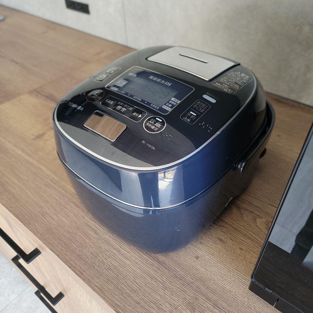 TOSHIBA RC-10VSN 炊飯器 インディゴブルー
