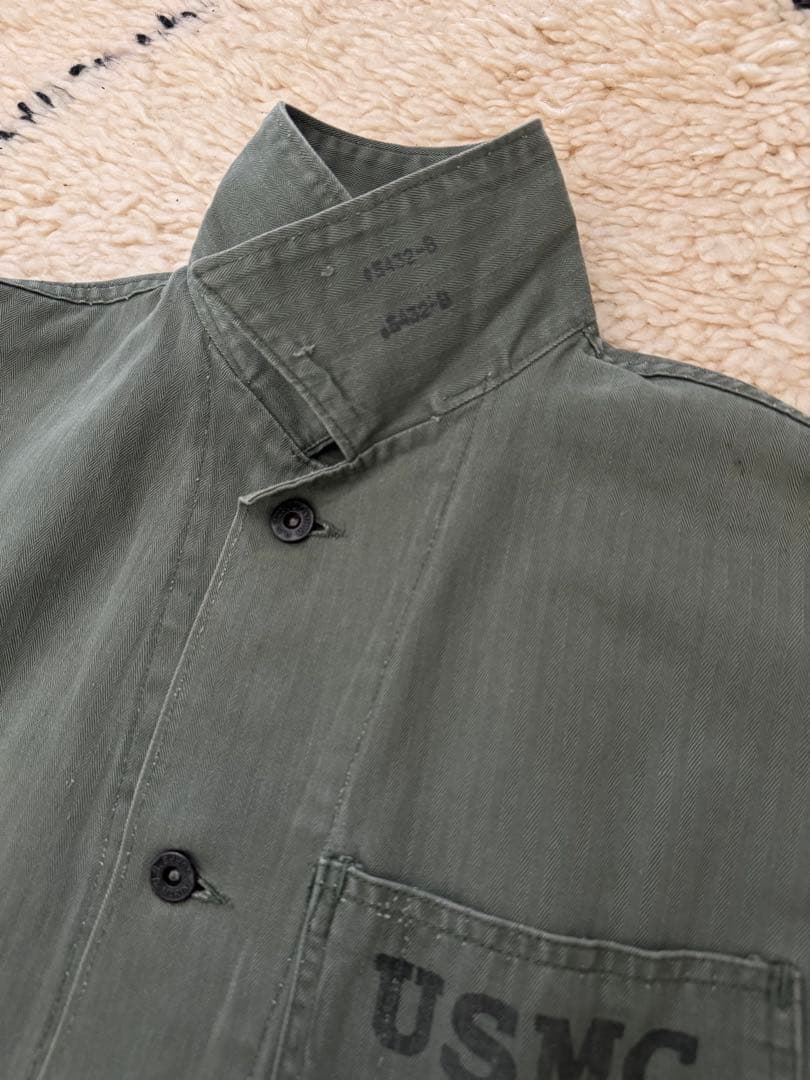 40s USMC P47 HBT ヘリンボーンツイル ユーティリティ