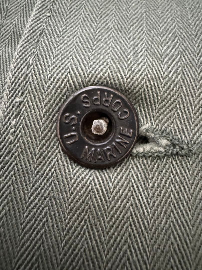 40s USMC P47 HBT ヘリンボーンツイル ユーティリティ