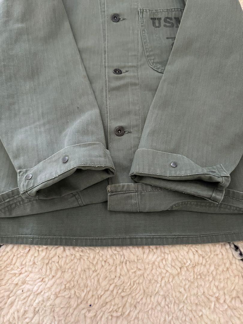 40s USMC P47 HBT ヘリンボーンツイル ユーティリティ