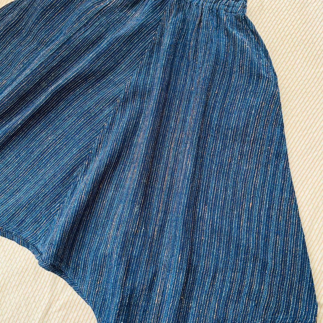 うさとの服 ヘンプコットン モモンガ パンツ usaato 藍染 ムササビ