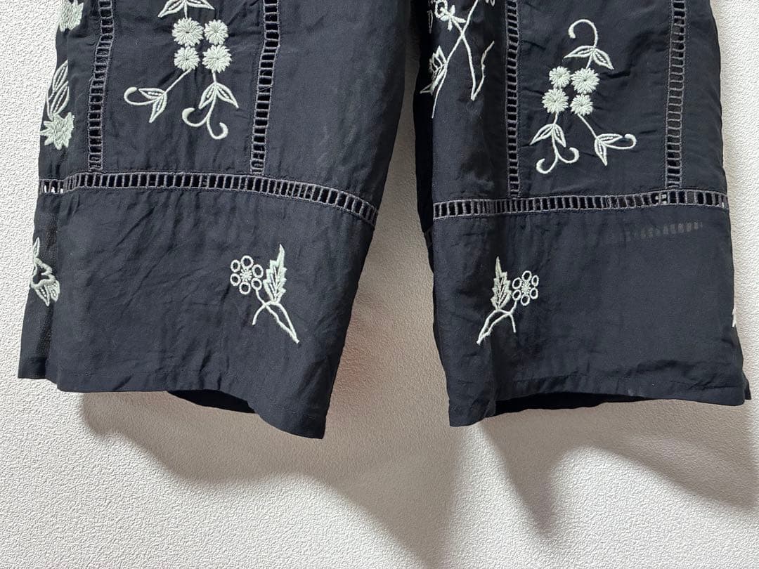 しろちゃんさま専用 Embroidery Patchwork Trousers