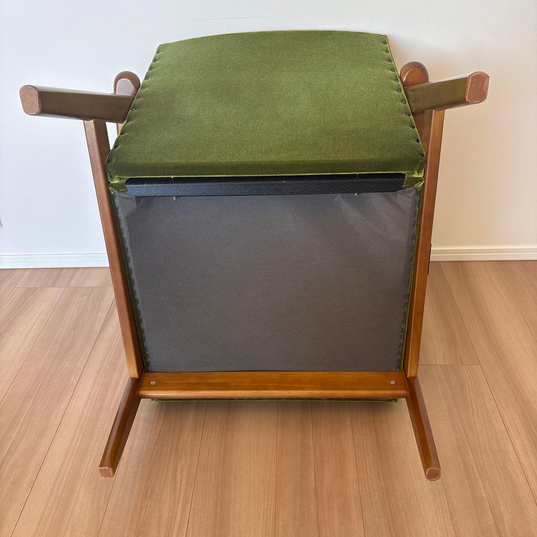 カリモク60 Kチェア 1シーター（モケットグリーン）