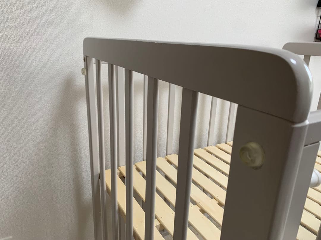 YATOMI ヤトミ ベビーベッド ミニ グレー