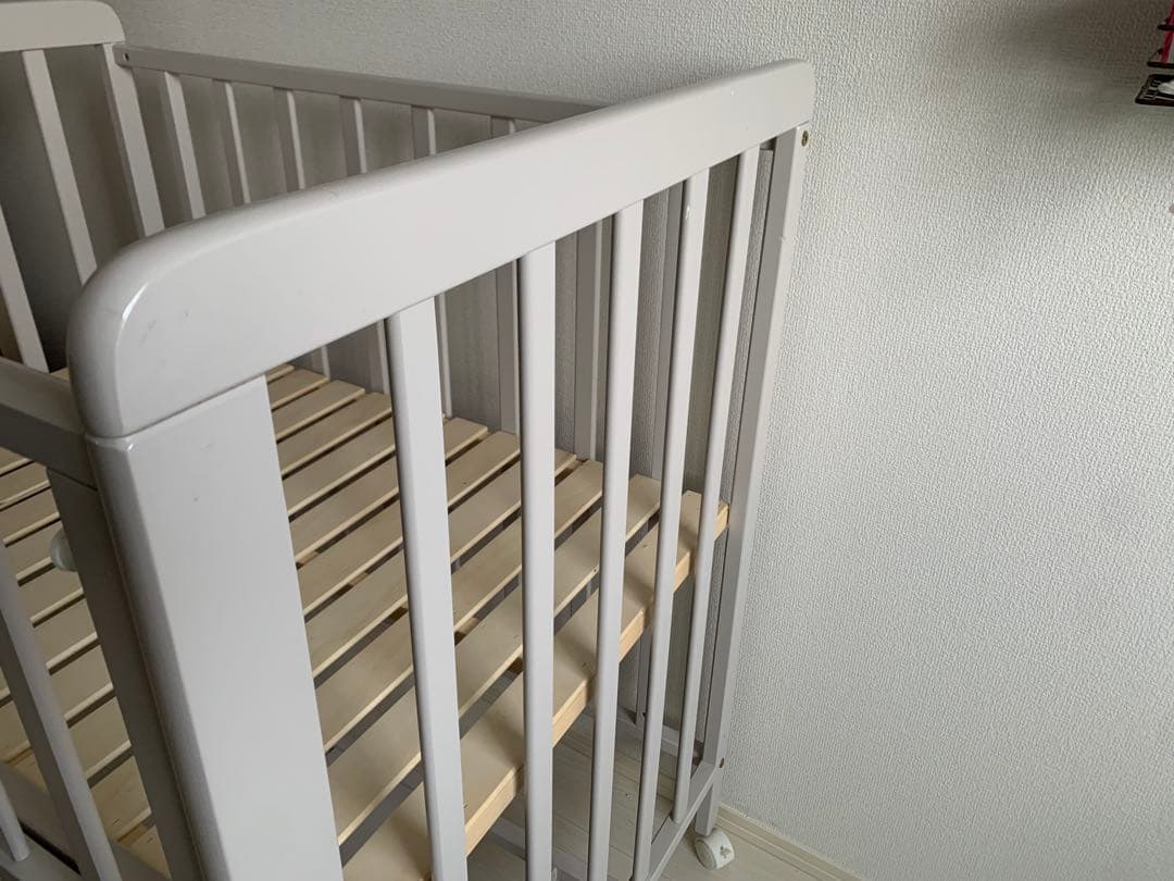 YATOMI ヤトミ ベビーベッド ミニ グレー