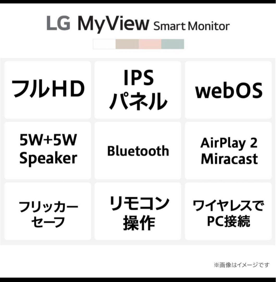 美品LG モニター 25SR50F 本体＋電源・接続ケーブルのみ 使用短期